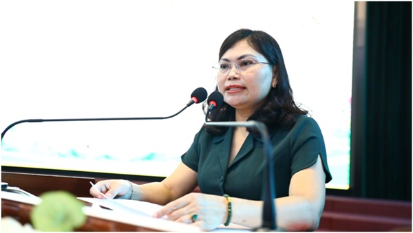Đồng chí Nguyễn Thanh Tú-Ủy viên Ban Thường vụ, Trưởng Ban Dân vận Huyện ủy khai mạc lớp tập huấn