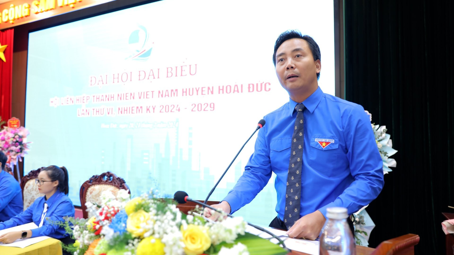Ông Nguyễn Đức Tiến, Phó Bí thư Thường trực Thành đoàn Hà Nội.