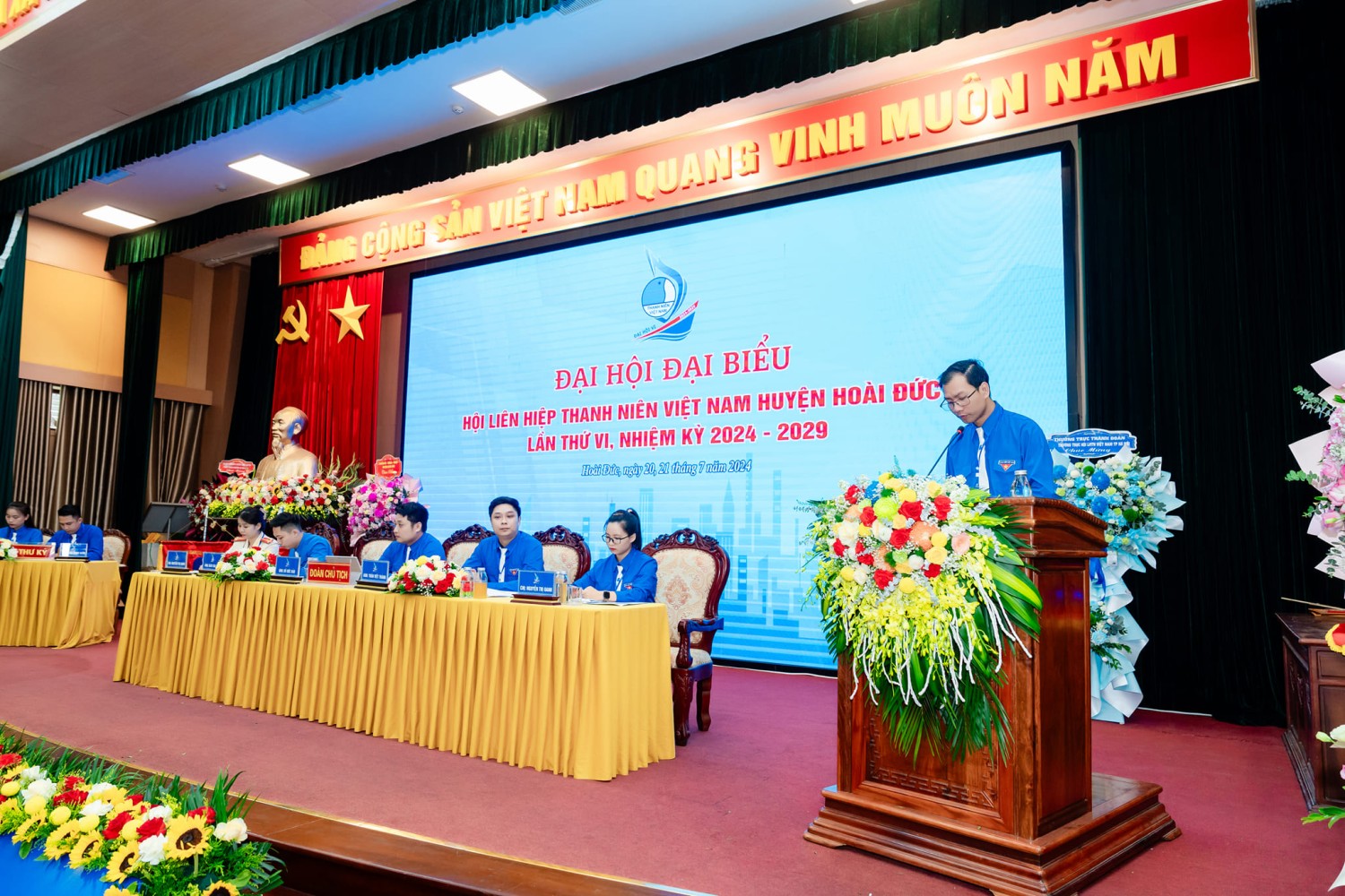 Ông Nguyễn Đắc Tình, Chủ tịch Hội Doanh nghiệp trẻ huyện Hoài Đức