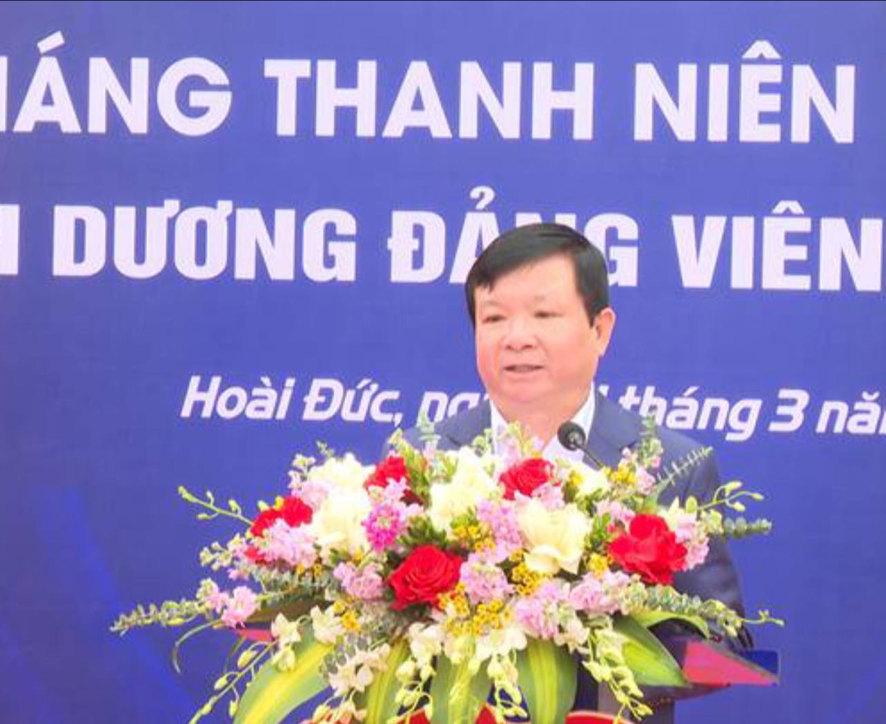 Đồng chí Trần Văn Nghĩa, Phó bí thư thường trực Huyện ủy Hoài Đức