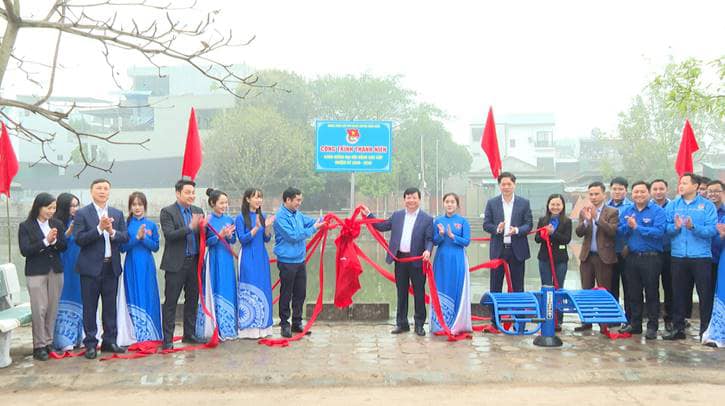 Ra mắt Công trình thành niên - Dấu ấn sức trẻ Hoài Đức